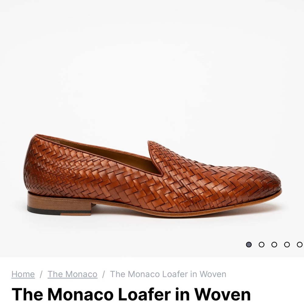 Taft Monaco Woven Loafers—Sz 10D Great Shape